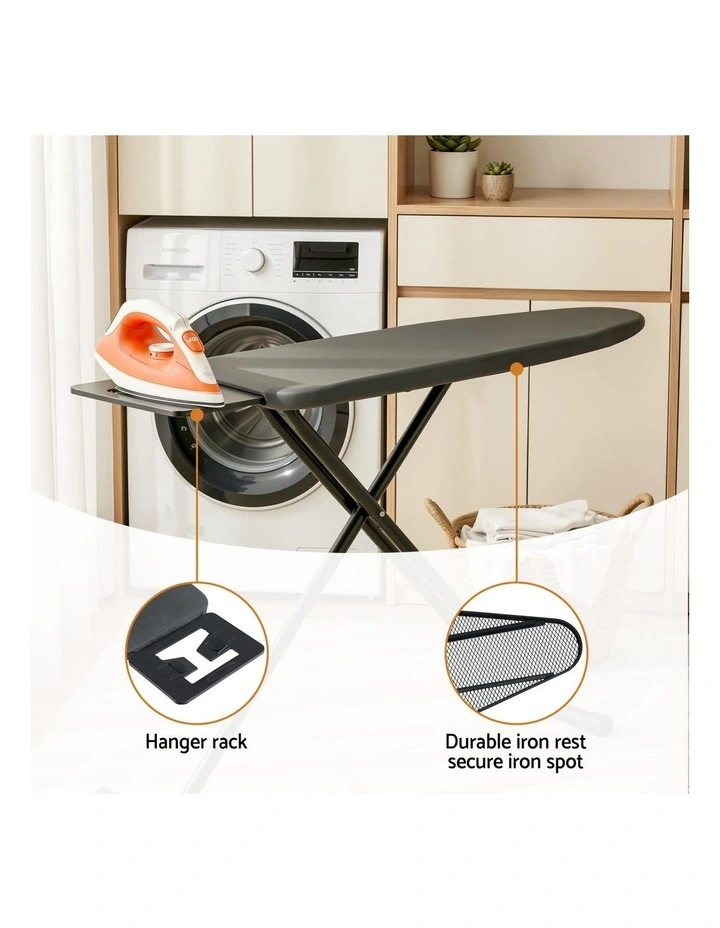 Artiss Ironing Board with Iron Rest with 3 Layers Extra Thick Cover Easy Storage image 5