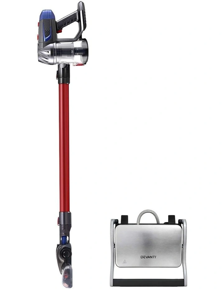 Devanti K7 Cordless Stick Vacuum Cleaner plus Sandwich Maker Panini Press image 3