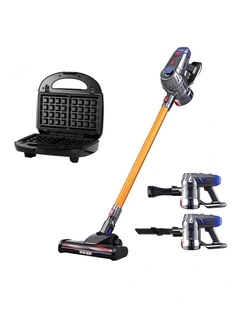 Devanti K7 Cordless Stick Vacuum Cleaner plus 3-in-1 Sandwich Maker