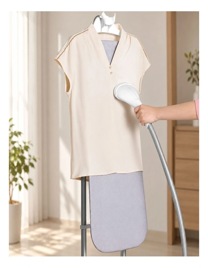 2100W Vertical Garment Steamer with 2.5L Tank, Integrated Ironing Board & Adjustable Steam image 6