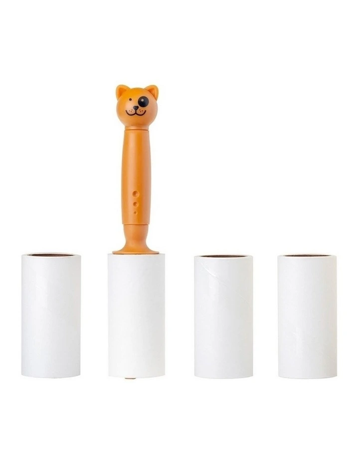 Vigar Pets Club Dog Pet Hair Remover Roller with 3 Refills Orange image 1