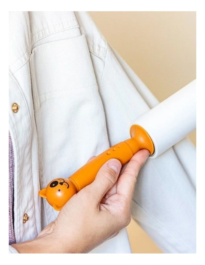 Vigar Pets Club Dog Pet Hair Remover Roller with 3 Refills Orange image 2