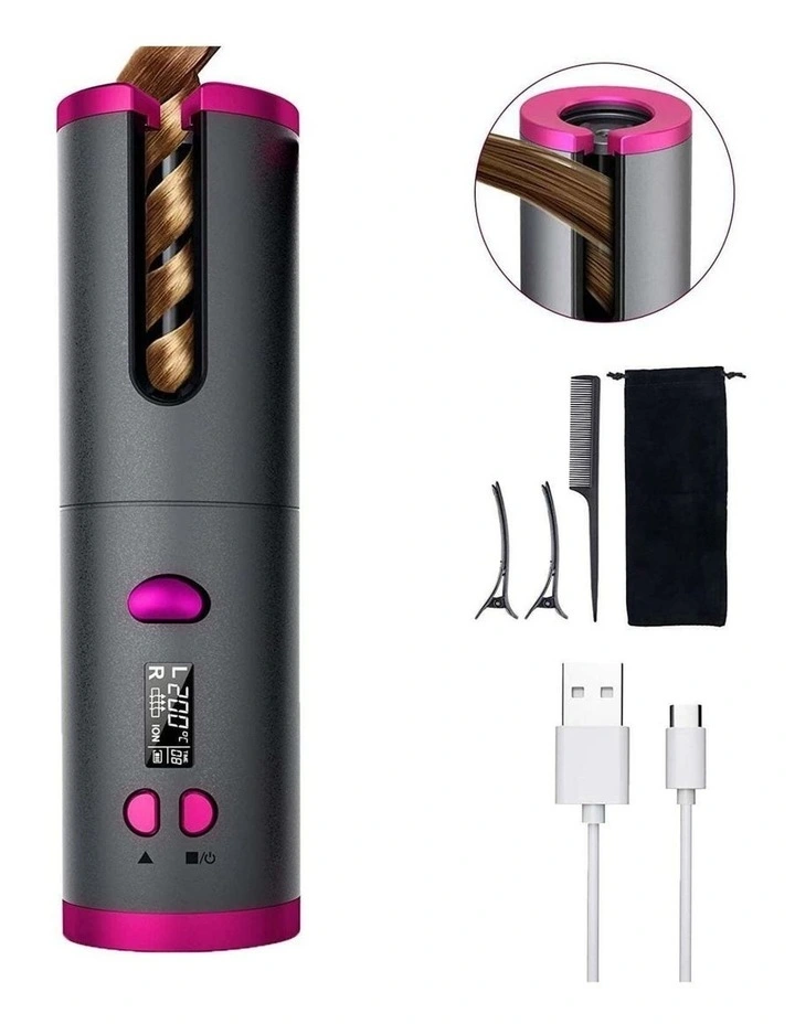 Cordless Ceramic Automatic Hair Curler image 1