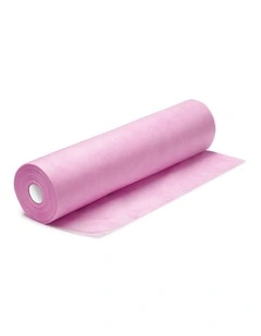 50X Disposable Bed Sheet Non-woven Massage Table Pink Cover SPA Salon