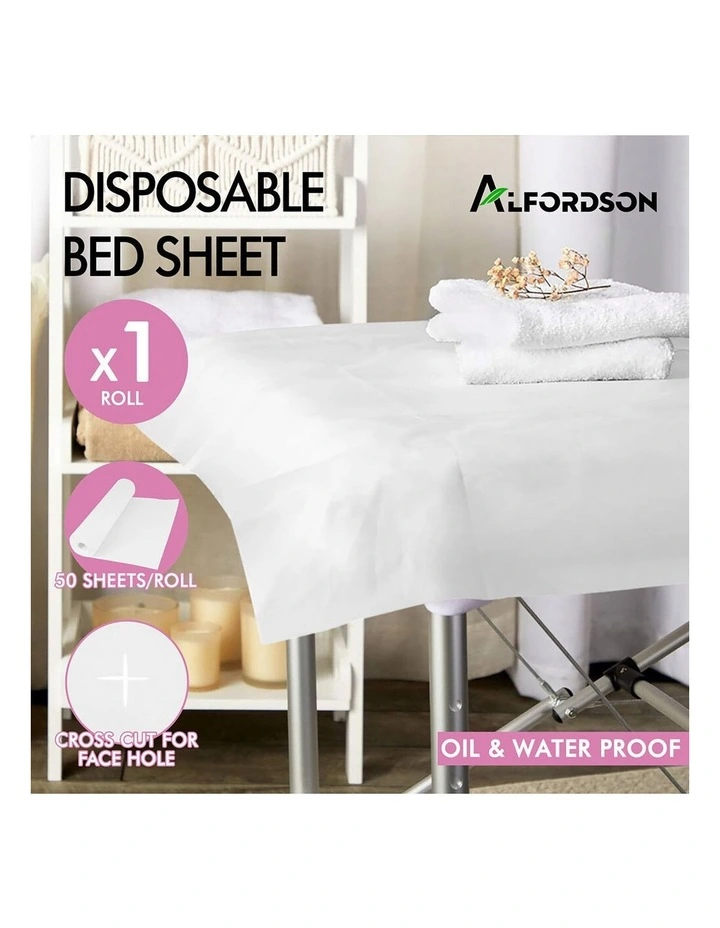 Disposable Bed Sheet 50X White image 7