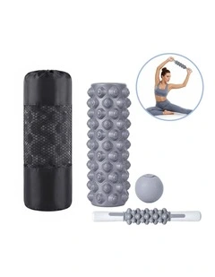 Everfit 3-in-1 Foam Roller Set for Back Pain Relief Muscle Recovery Home Gym 150kg