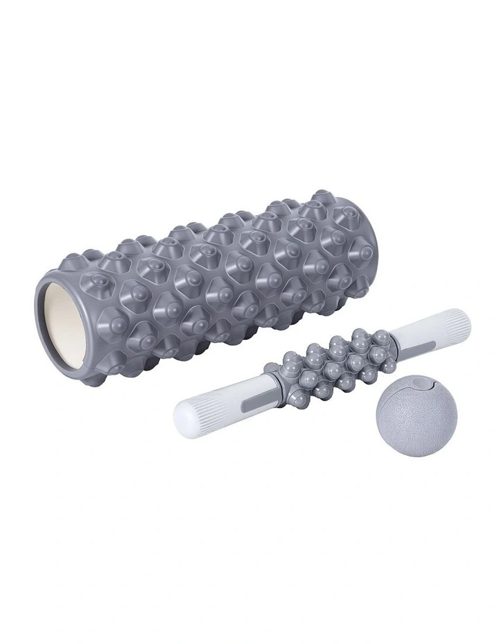 Everfit 3-in-1 Foam Roller Set for Back Pain Relief Muscle Recovery Home Gym 150kg image 3