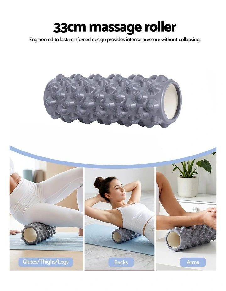 Everfit 3-in-1 Foam Roller Set for Back Pain Relief Muscle Recovery Home Gym 150kg image 4