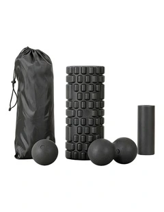 Everfit 4-in-1 Foam Roller Set Grid Massager Deep Tissue with Storage Bag 150kg