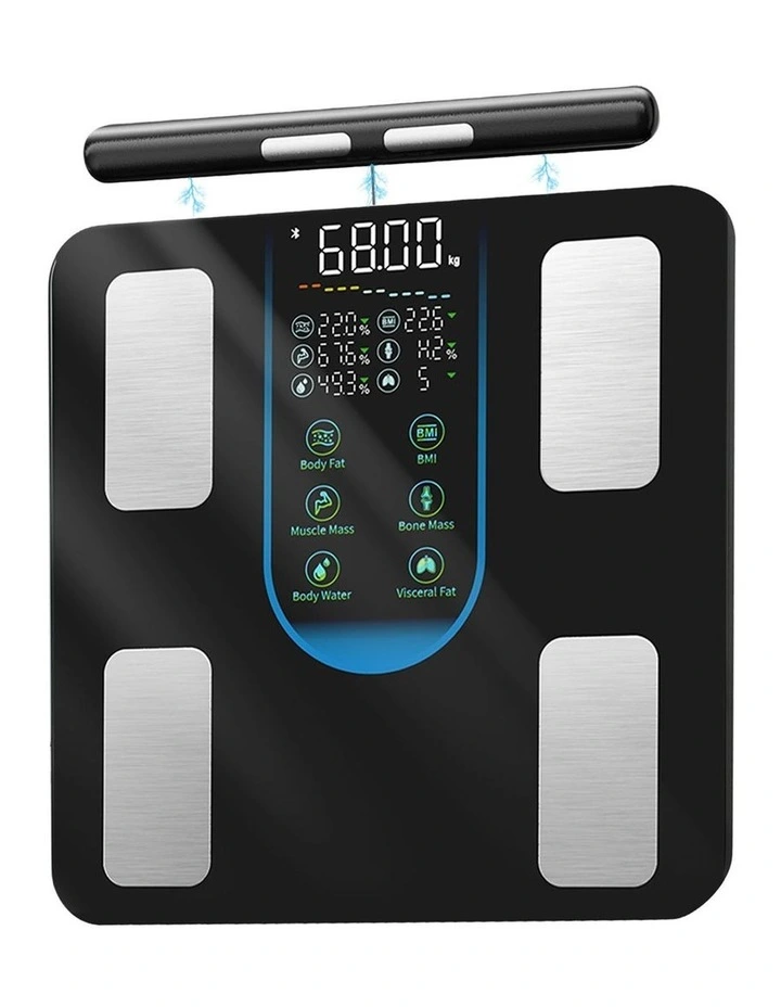 Centra Smart Scale for Body Fat Bathroom Digital Pregnancy BMI Monitor Bluetooth image 1