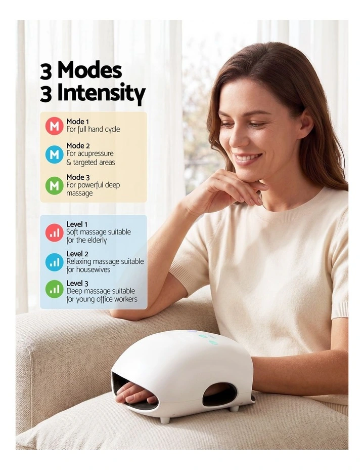 Livemor Hand Massager with Heat and Compression Cordless 3 Modes 3 Temperatures image 5