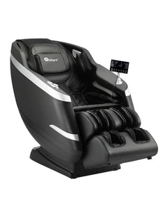 Oikiture 4D Electric Massage Chair Recliner SL Track  Heated Black
