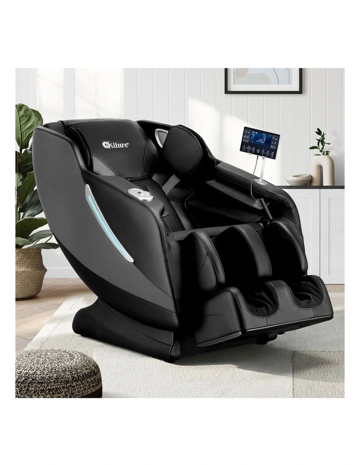 Oikiture Electric Massage Chair Full Body Zero Gravity Heating Massager Black image 4