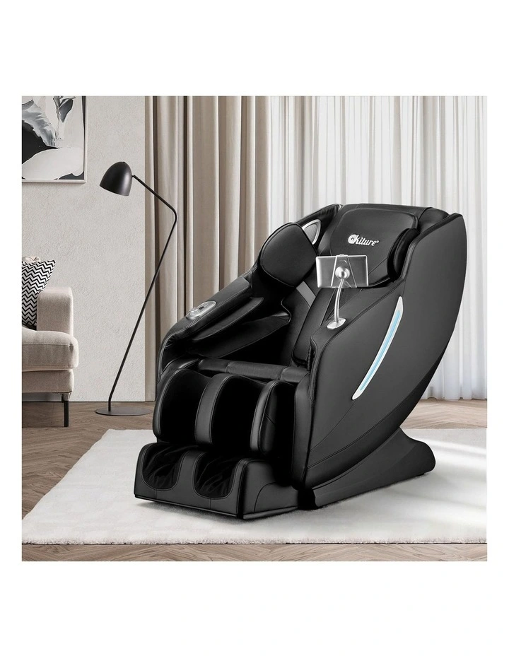 Oikiture Electric Massage Chair Full Body Zero Gravity Heating Massager Black image 7