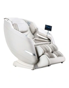 Oikiture 4D Electric Massage Chair Recliner SL Track  Heated Beige