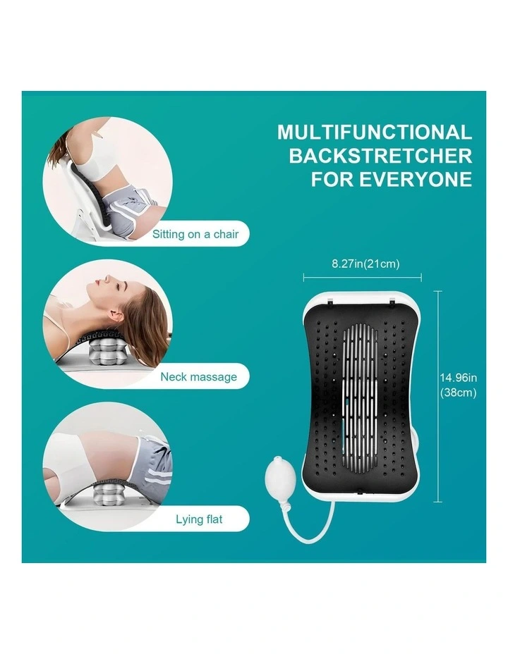 Living Today Adjustable Inflatable Lumbar Support Back Stretcher image 3
