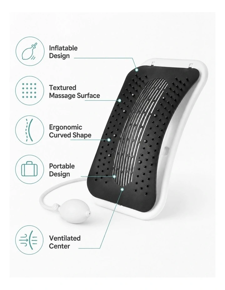Living Today Adjustable Inflatable Lumbar Support Back Stretcher image 4