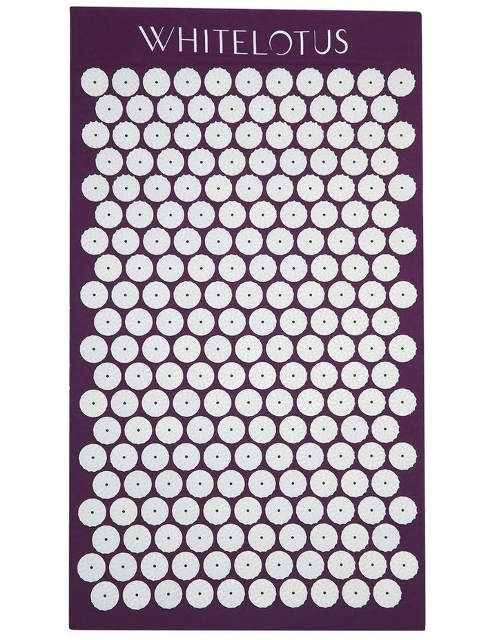 White Lotus Premium Acupressure Mat & Pillow Set image 1