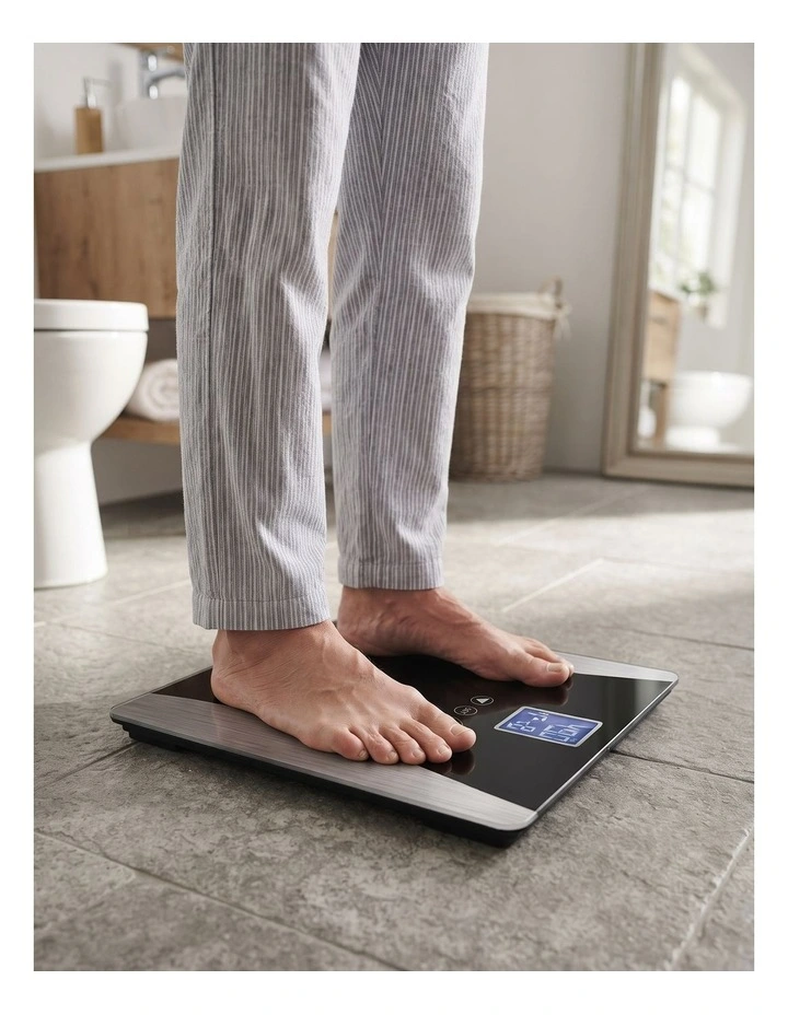 SOGA 2 Pack Wireless Body Fat Scales - Black image 5