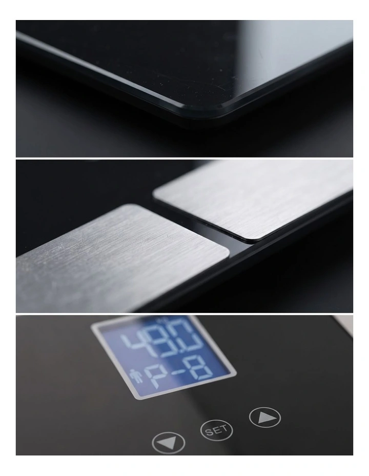 SOGA 2 Pack Digital Body Fat Scales - Black image 5