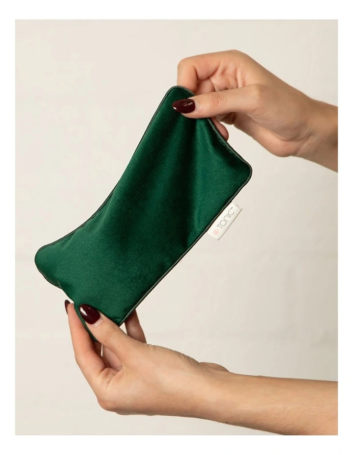 Limited Edition Velvet Eye Pillow Forest Green image 2