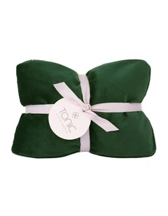 Limited Edition Velvet Heat Pillow Forest Green