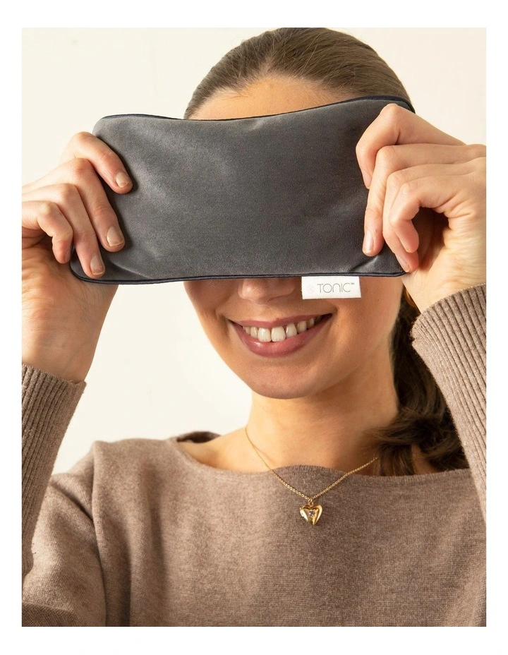 Limited Edition Velvet Eye Pillow Steel image 3