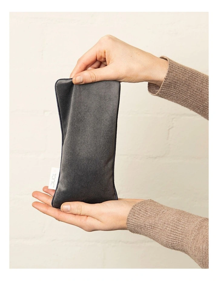 Limited Edition Velvet Eye Pillow Steel image 4