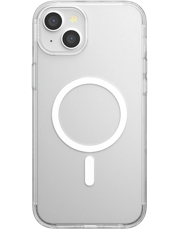 PopSockets PopCase MagSafe Protective Phone Case - iPhone 15 - Clear image 1