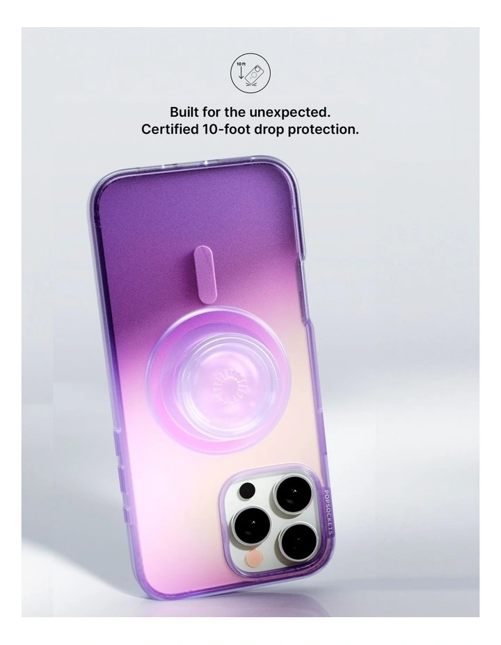 PopSockets PopCase MagSafe Protective Phone Case - iPhone 15 - Clear image 4