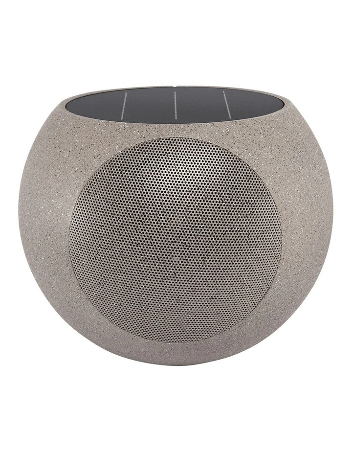 Zen Premium Solar Garden Speaker in Grey image 1