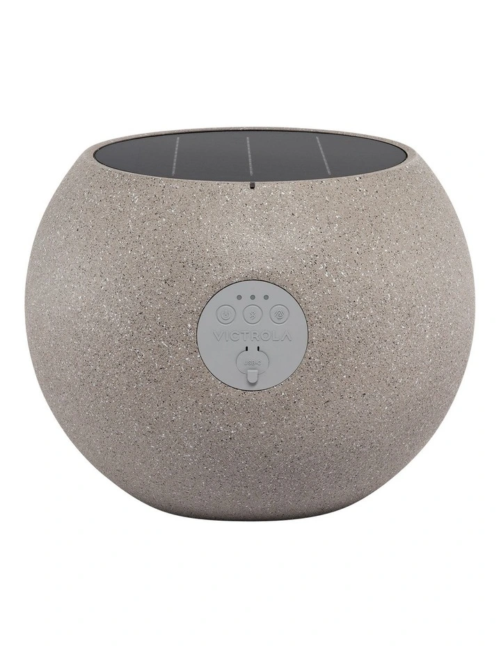 Zen Premium Solar Garden Speaker in Grey image 3