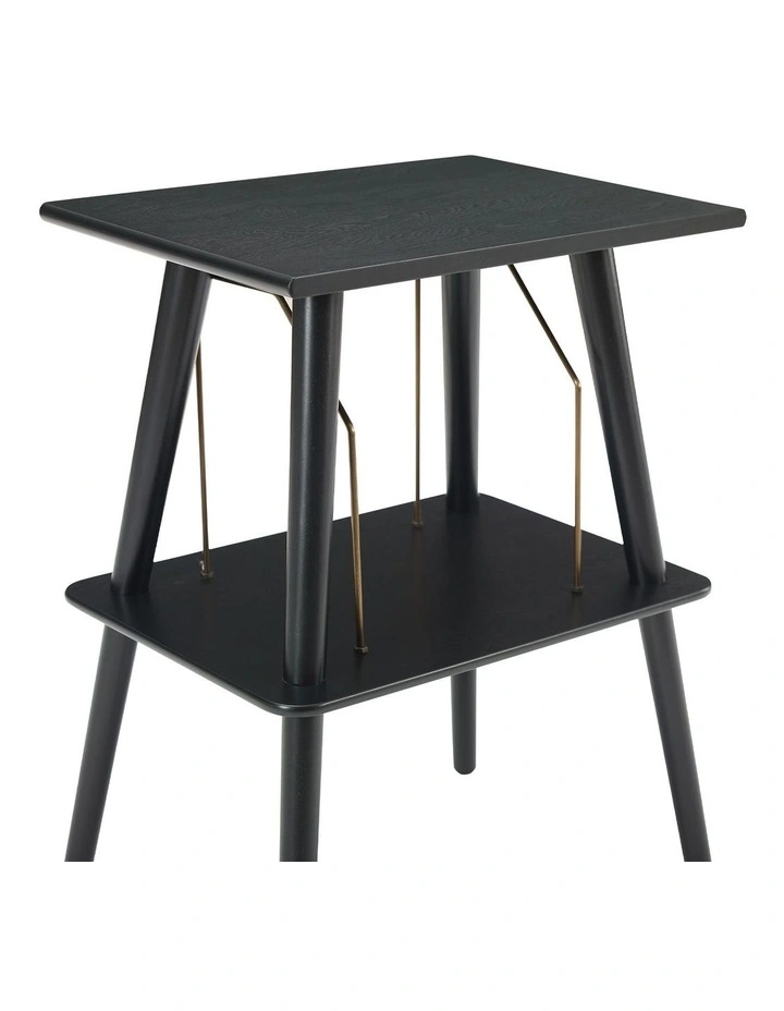 Voyager Bluetooth Portable Turntable And Entertainment Stand in Burgundy image 4