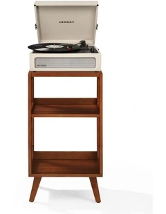 Voyager Bluetooth Portable Turntable + Crosley Asheville Stand Bundle