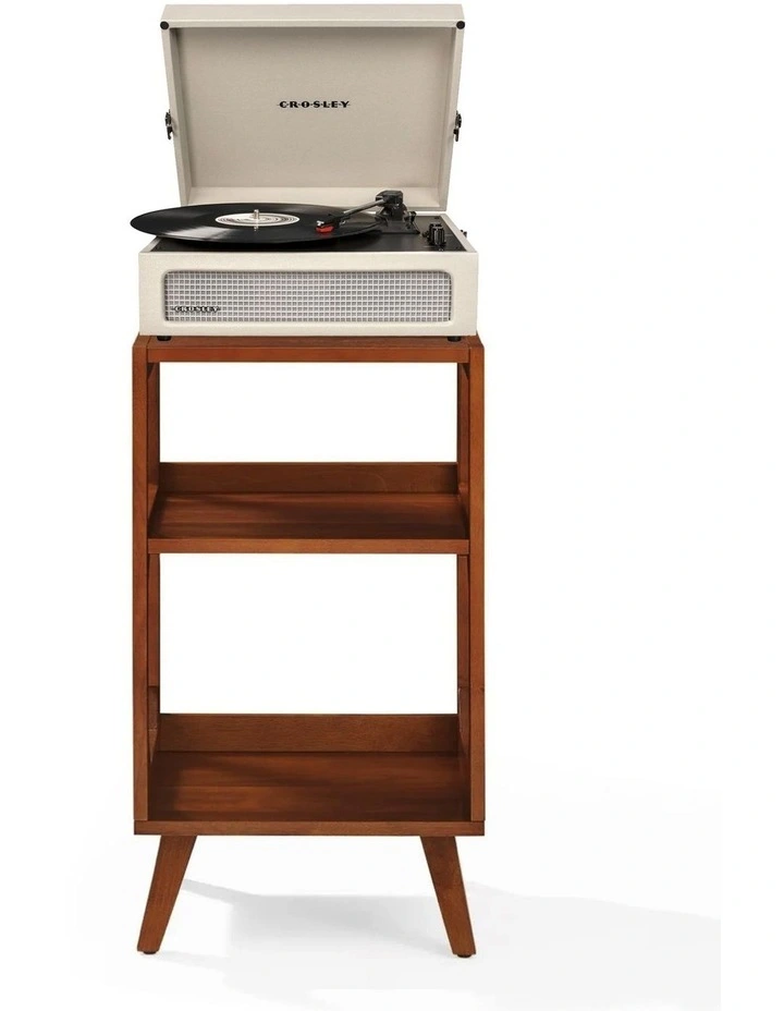 Voyager Bluetooth Portable Turntable + Crosley Asheville Stand Bundle image 1