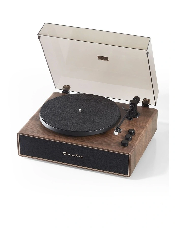 Stave 2-Speed Bluetooth Record Player Turntable with Built-in Speakers image 2