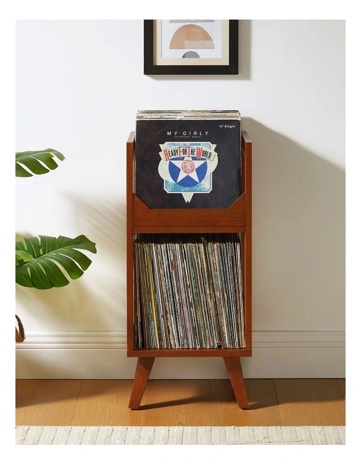 Asheville Small Record Player Stand in Walnut image 4