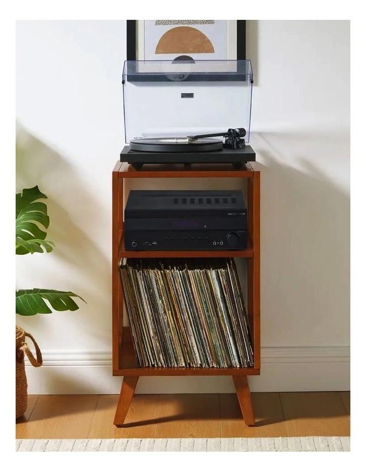 Asheville Small Record Player Stand in Walnut image 4