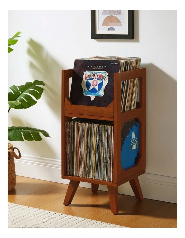 Asheville Small Record Player Stand in Walnut image 5