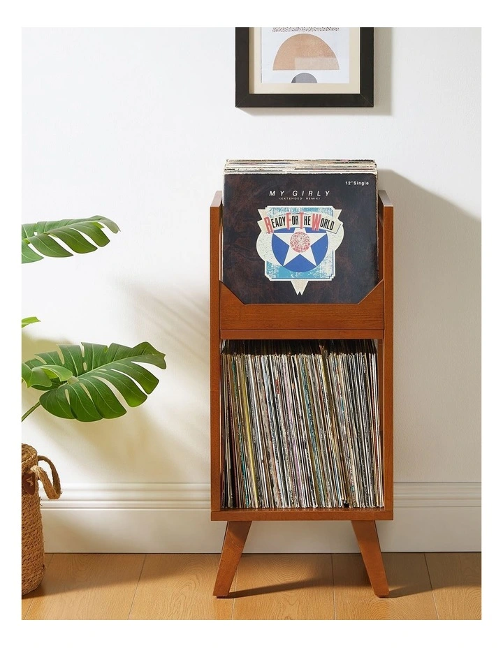 Asheville Small Record Player Stand in Walnut image 6