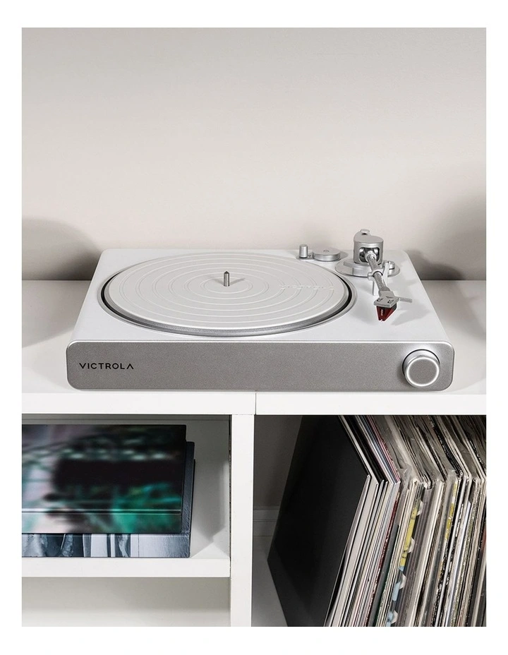 Stream Pearl Wi-Fi And Bluetooth Turntable in White image 5