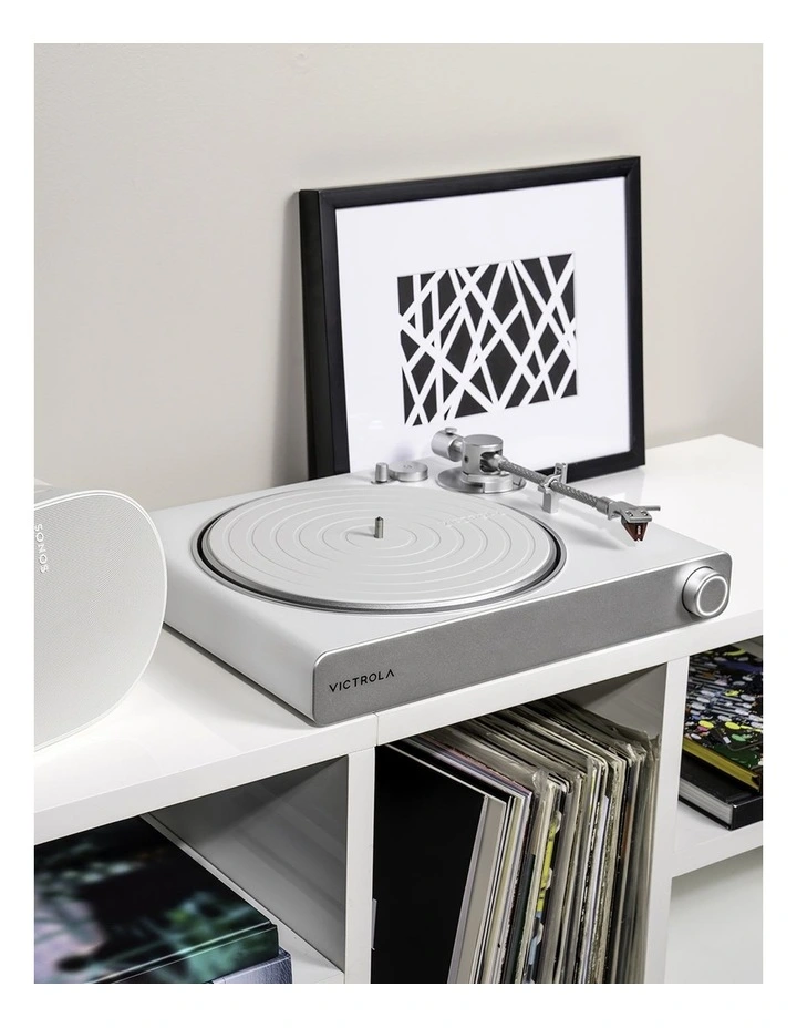 Stream Pearl Wi-Fi And Bluetooth Turntable in White image 6