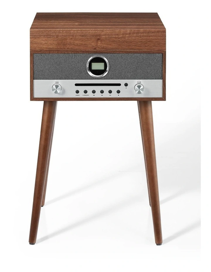 Nash 7-in-1 Vinyl Record Player in Walnut image 3