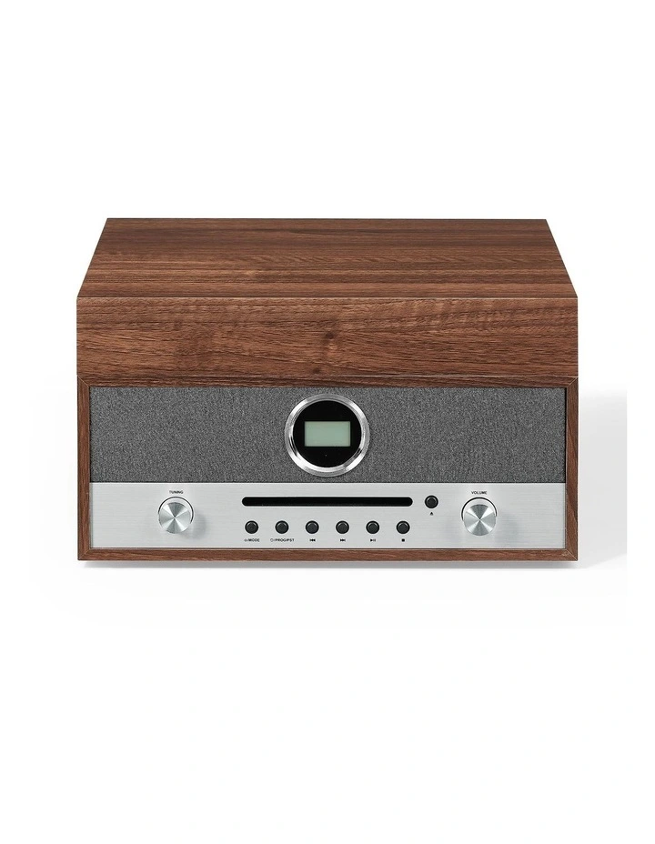 Nash 7-in-1 Vinyl Record Player in Walnut image 4