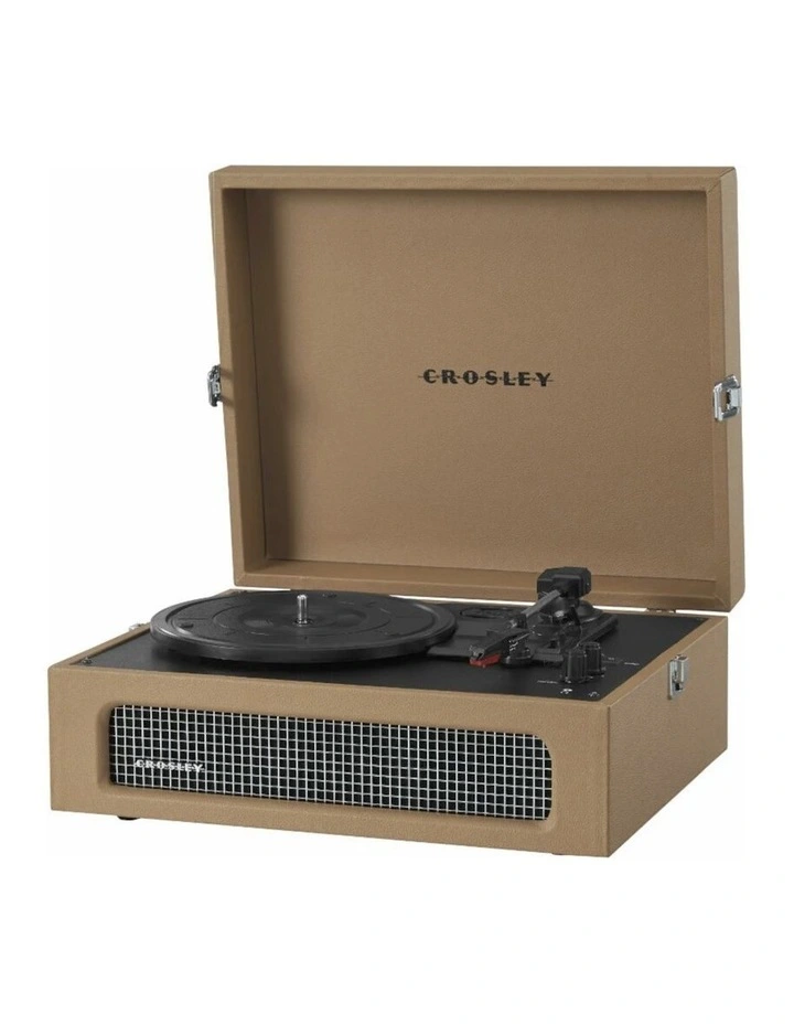 Voyager Bluetooth Portable Turntable + Asheville Stand Bundle in Tan image 2
