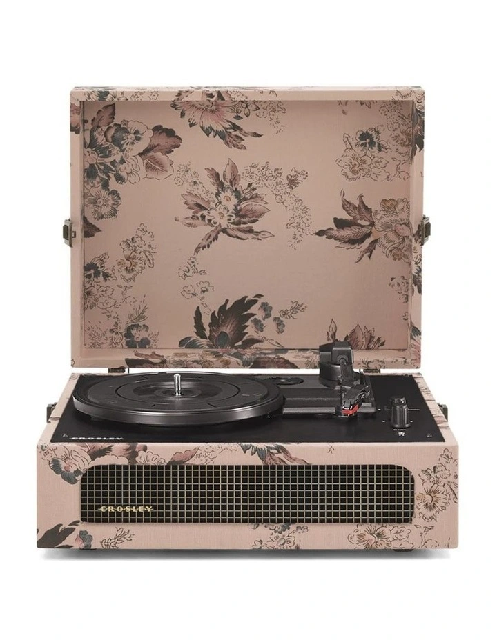 Voyager Bluetooth Portable Turntable + Asheville Stand Bundle in Beige image 2
