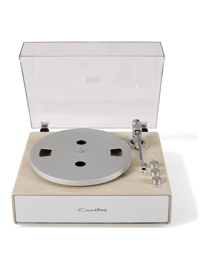 Stave 2-Speed Bluetooth Turntable Record Player in Natural image 1