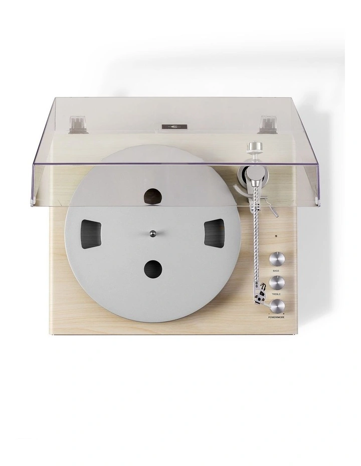 Stave 2-Speed Bluetooth Turntable Record Player in Natural image 3