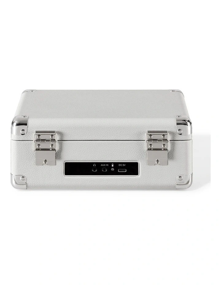 Cruiser Portable Retro Cd Player With Stereo Bluetooth FM Radio Speakers in White Sands image 5