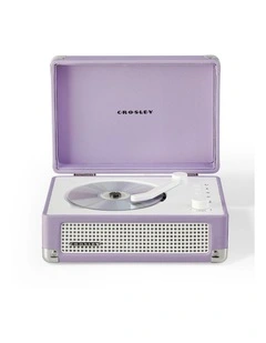 Cruiser Portable Retro Cd Player With Stereo Bluetooth FM Radio Speakers in Lavender